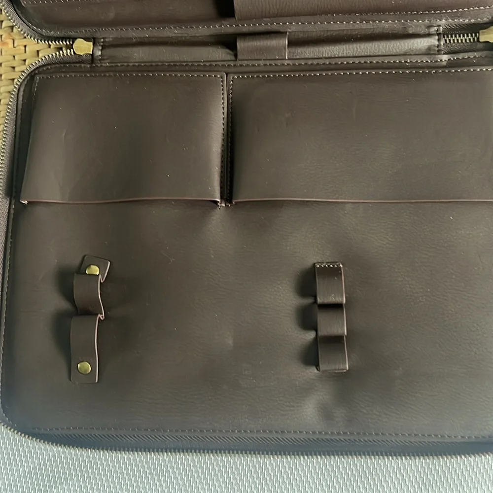 Incipio Gray and Brown Laptop Bag